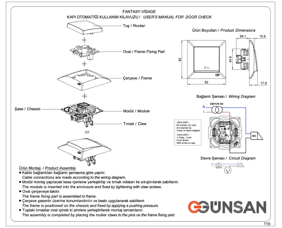 Günsan Visage Kapı Otomatiği